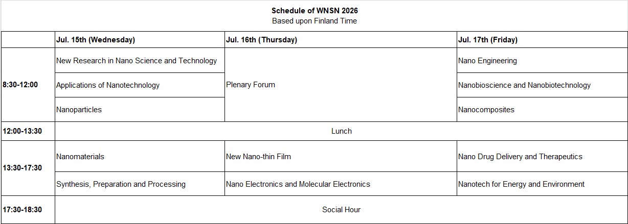 schedule